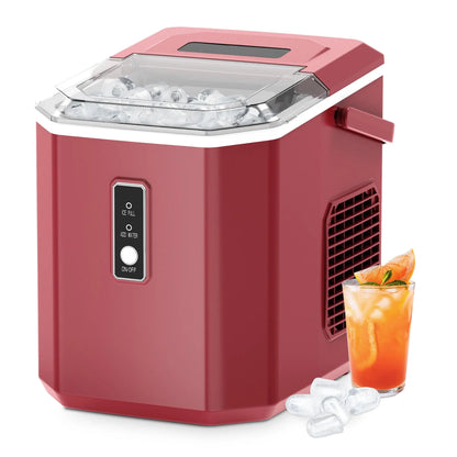 EUHOMY Ice Maker Countertop with Handle