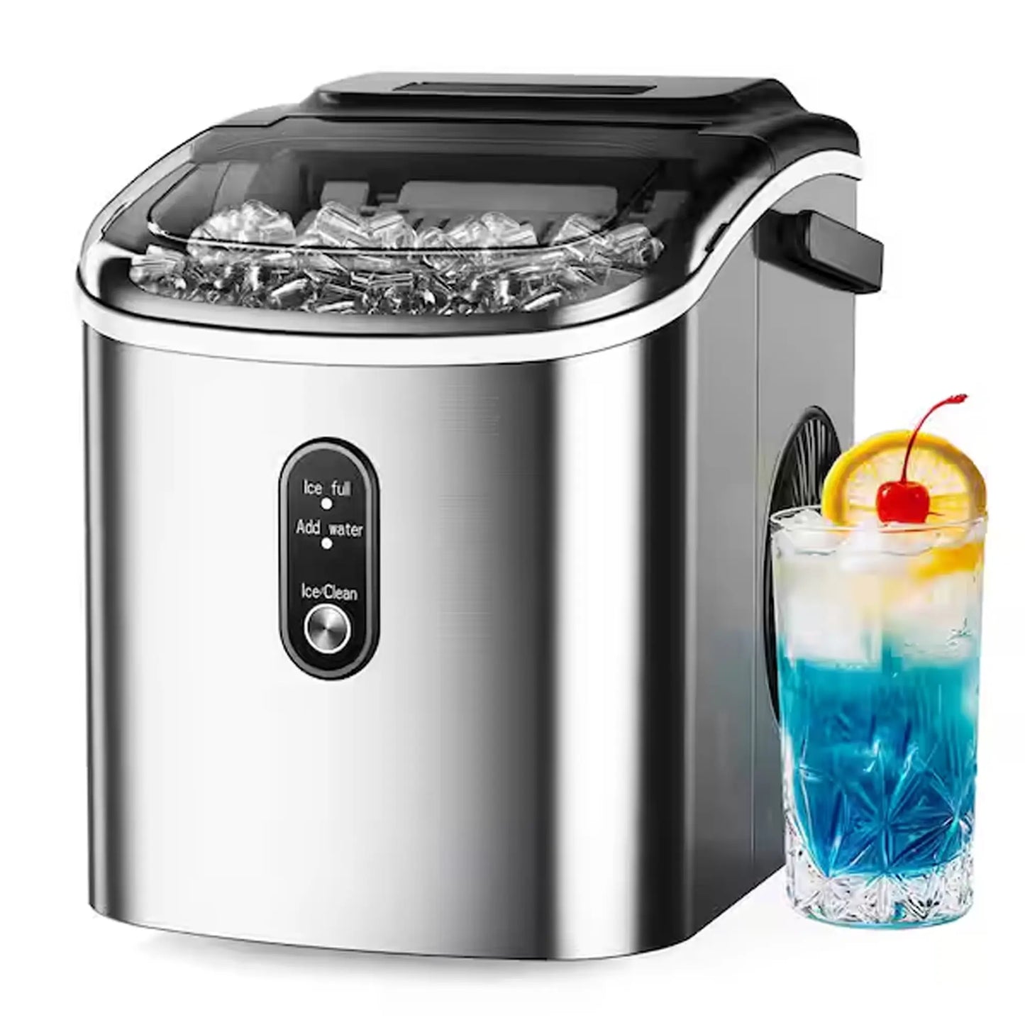 EUHOMY Ice Maker Countertop with Handle