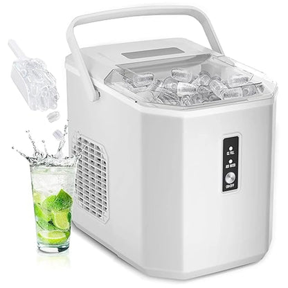 EUHOMY Ice Maker Countertop with Handle
