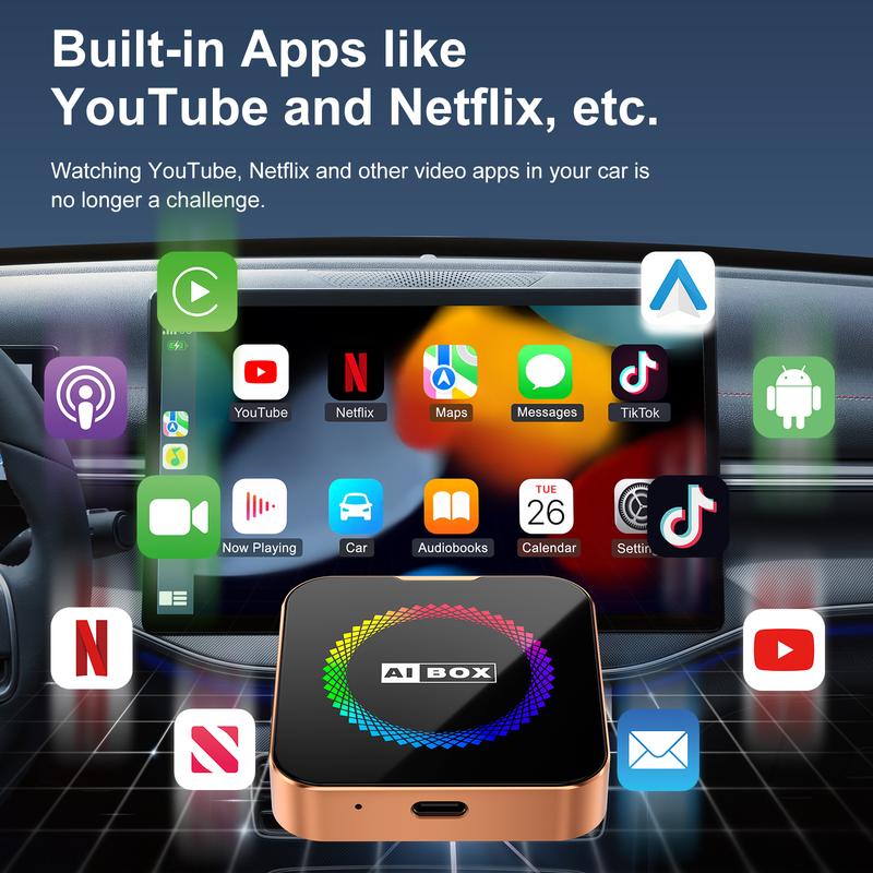 【NewYear2026】Aimoon Orange Wireless CarPlay Adapter, making your driving experience less boring!