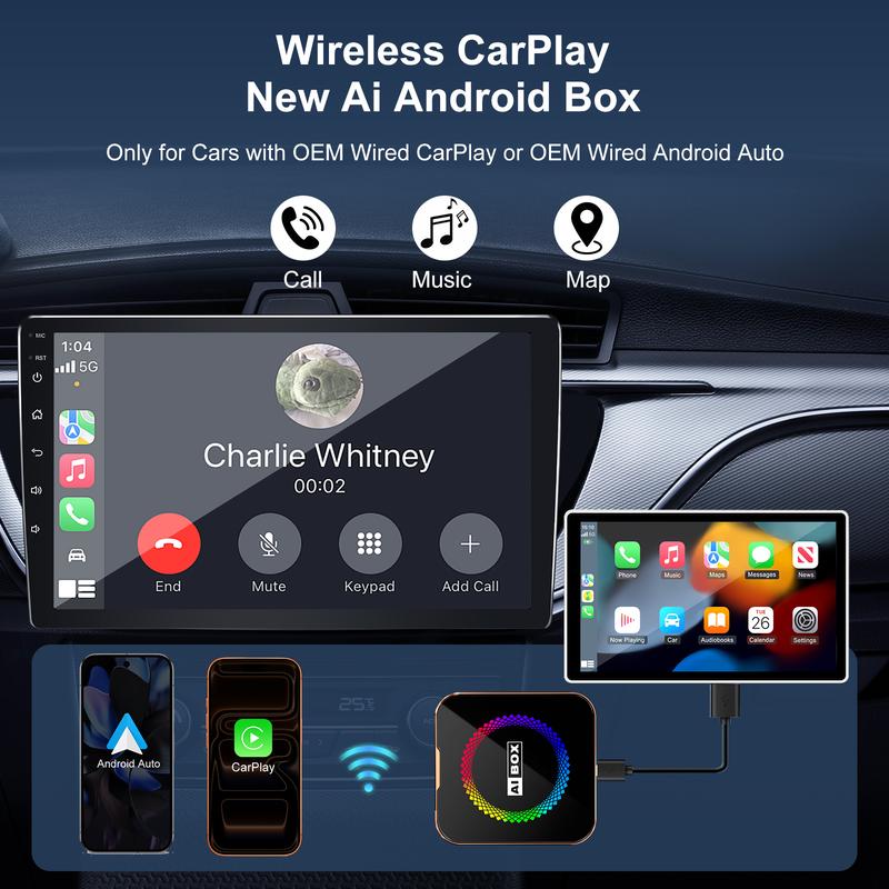 Aimoon Orange Wireless CarPlay Adapter