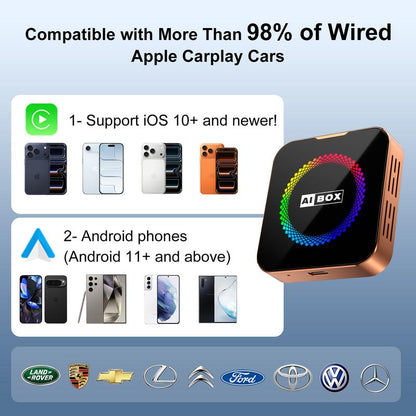 Aimoon Orange Wireless CarPlay Adapter