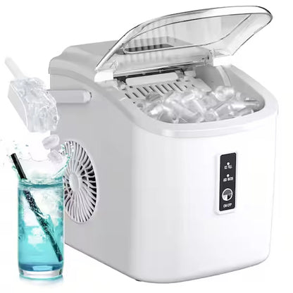 EUHOMY Ice Maker Countertop with Handle