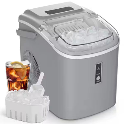 EUHOMY Ice Maker Countertop with Handle