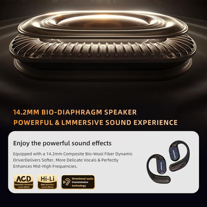 Monster open-back microphone headphones, suitable for running, working out, driving, going to school, etc.—Gifts for Men & Women