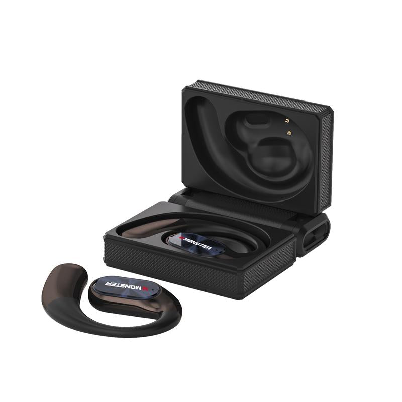 Monster open-back microphone headphones, suitable for running, working out, driving, going to school, etc.—Gifts for Men & Women