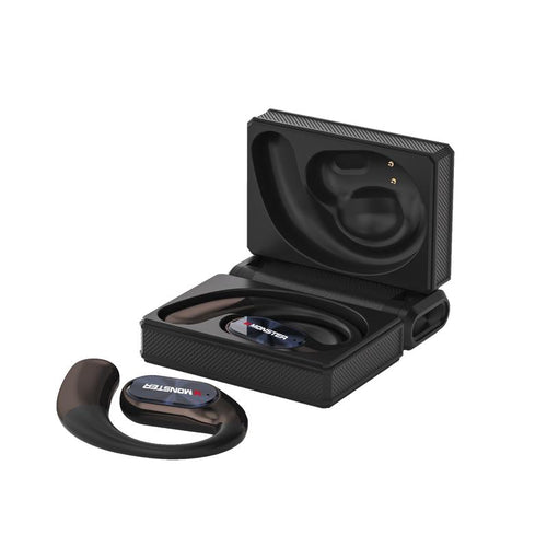 Monster open-back microphone headphones, suitable for running, working out, driving, going to school, etc.—Gifts for Men & Women