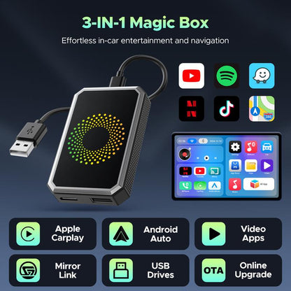 LAMTTO Wired to Wireless Carplay Adapter