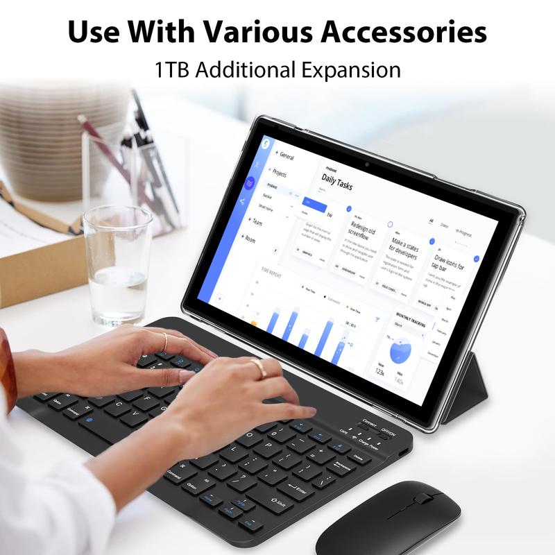 PEICHENG 2026 Android 15.0 Tablet with 10.1"