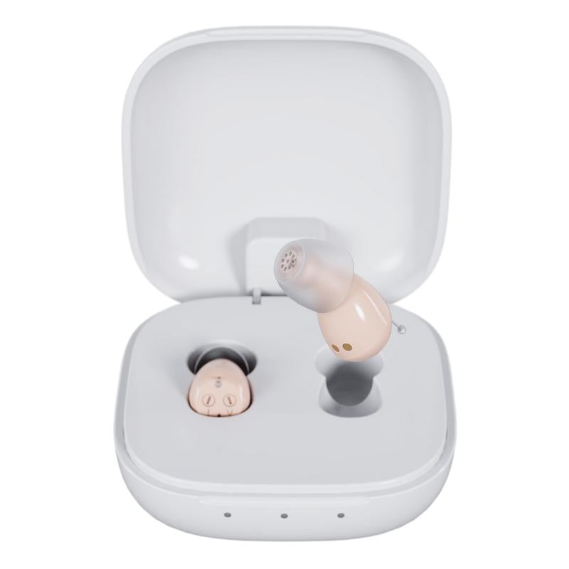 Audien Atom ONE OTC Hearing Aids for Adults – Discreet In-Ear Sound Amplification, Rechargeable, No Prescription