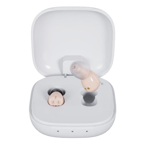 Audien Atom ONE OTC Hearing Aids for Adults – Discreet In-Ear Sound Amplification, Rechargeable, No Prescription