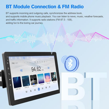 Haudio 10.1″ Rotatable Touch Screen Car Stereo