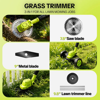 Cordless Lawn Mower, Garden Tool (Mower, Trimmer, Edger)